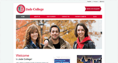 Desktop Screenshot of collegejade.com